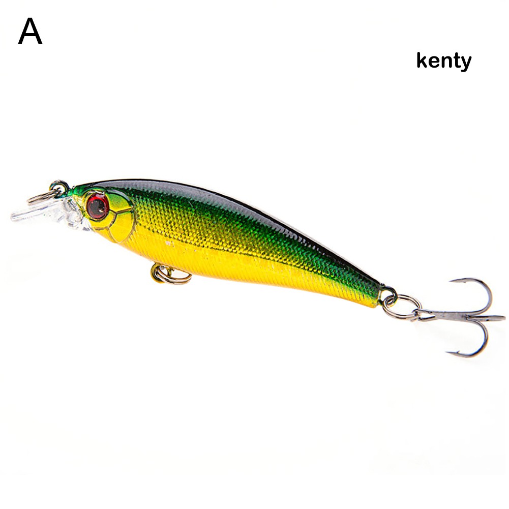 Đồ Chơi Nhân Vật Hoạt Hình Nhật Bản☀Mồi Câu Cá Giả Mắt 3D 7.5cm 6.7g 7.5G Có Móc