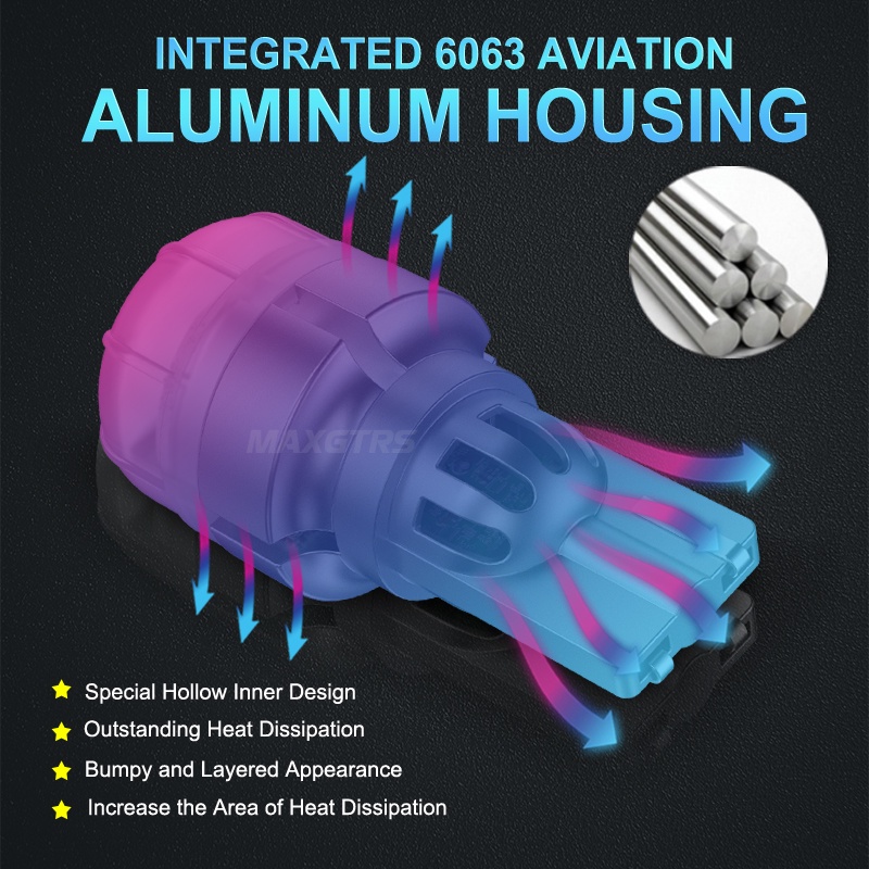 Bộ 2 Đèn Led Tín Hiệu Cao Cấp Cho Xe Hơi Toyota MAXGTRS t15 w16w t15