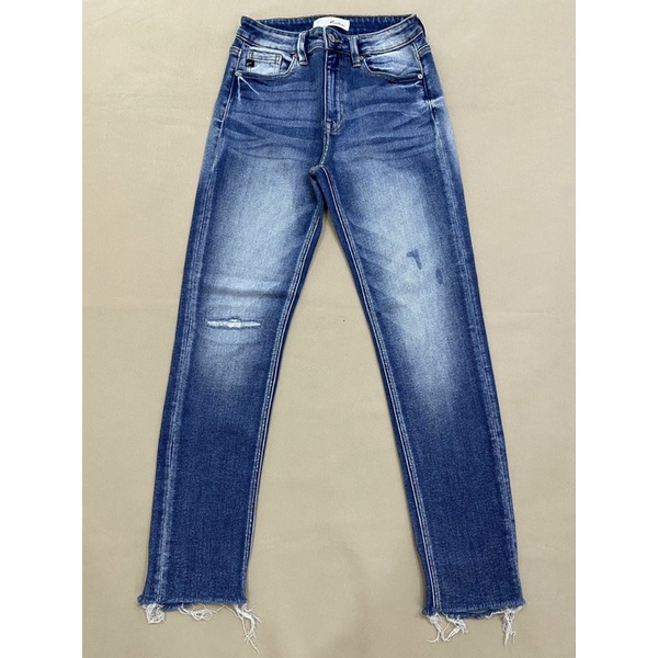 (Q373) Quần jeans nữ rách gấu KanCan - Thanh lý vnxk