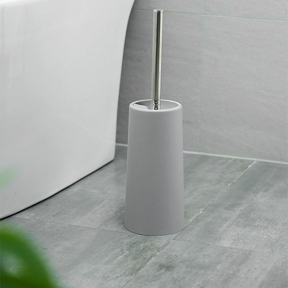 LANSEL Bộ Bàn Chải Chà Toilet Cán Dài Bằng Thép Không Gỉ Kèm Giá Đỡ Tiện Dụng