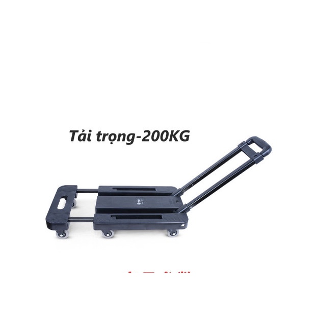 Xe Kéo Tay Nhập Khẩu Gấp Gọn 200kg -XKT01 bền đẹp