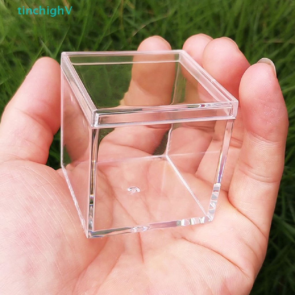 Hộp Đựng Quà Cưới Trong Suốt Hình Khối Lập Phương Độc Đáo