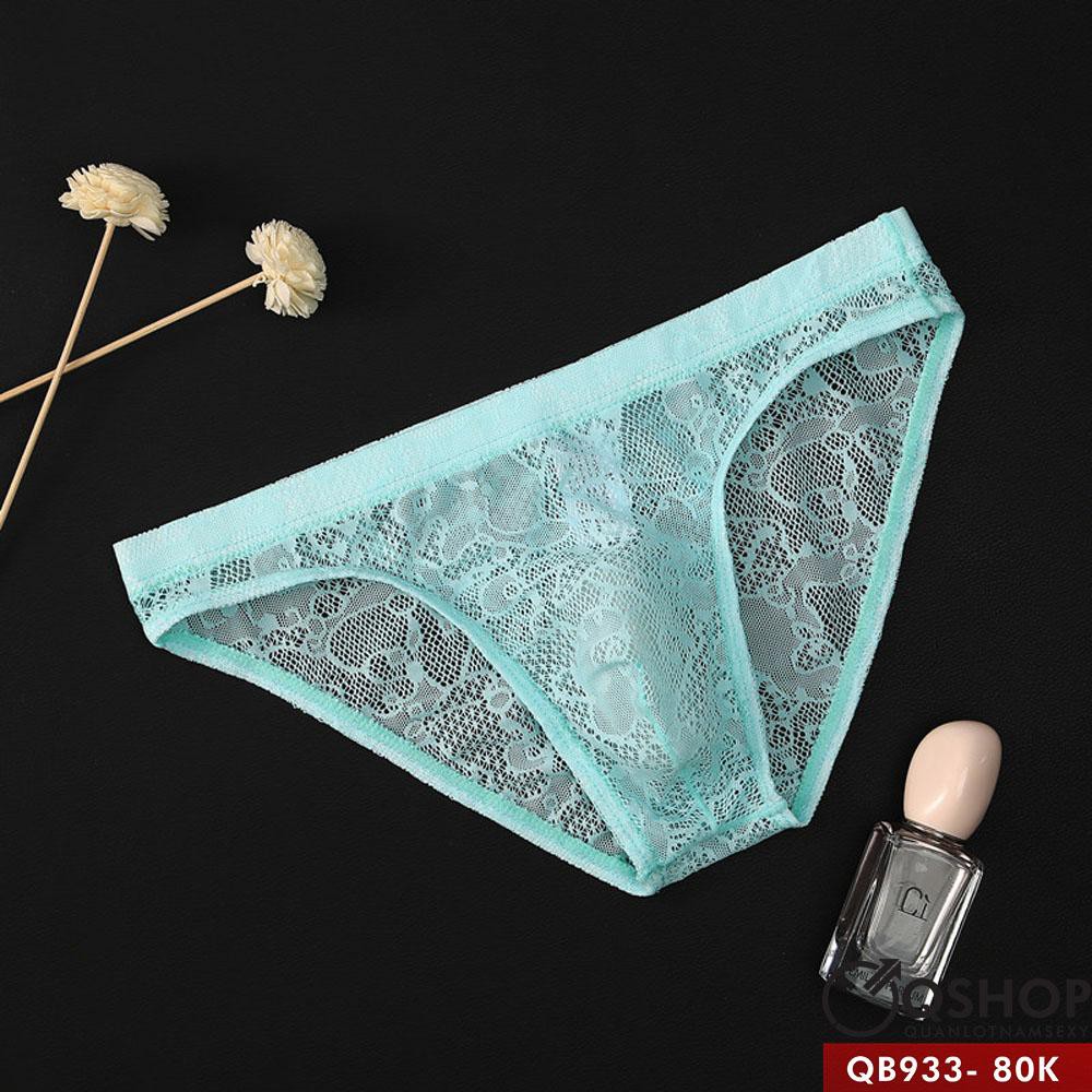 QUẦN LÓT NAM BIKINI REN LƯỚI QB933