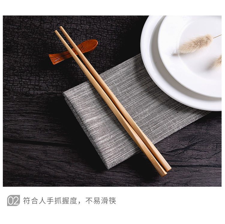 Bộ 10 Đôi Đũa Chống Trượt Phong Cách Trung Hoa 20cm