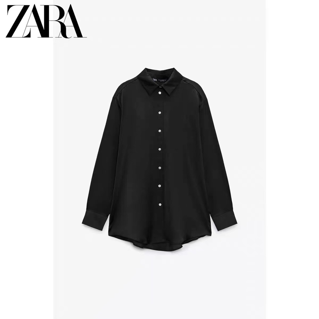 Áo Sơ Mi Lụa satin Nữ ZARA