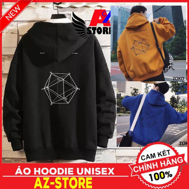 (FREESHIP) ❤ ÁO KHOÁC NỈ HOODIE UNISEX NAM NỮ CHẤT DÀY ẤM (ĐỦ SIZE M, L, XL)