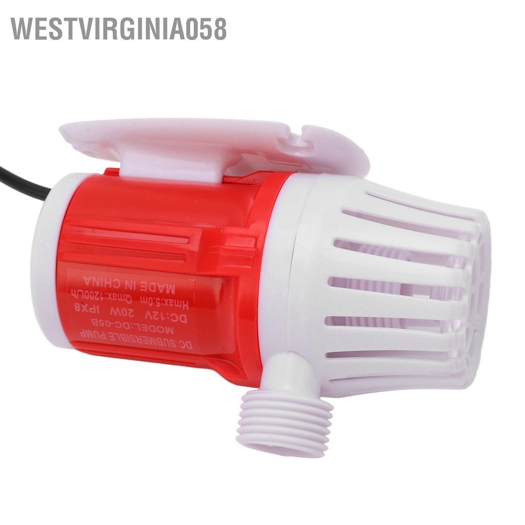 Có thể bán buôn Máy Bơm Nước Bể Cá Không Chổi Than 1200L / h 20W DC12V westvirginia058 Hàng giao ngay