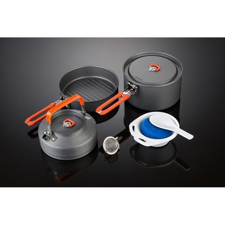 Combo nồi chảo nấu ăn dã ngoại 3 trong 1 tiện lợi chính hãng fire-maple feast 2 gọn nhẹ