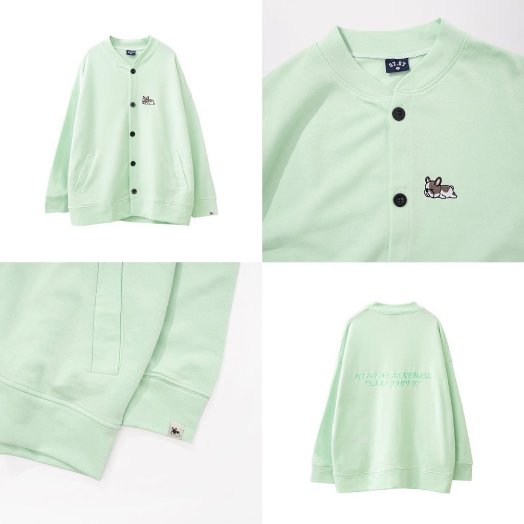 ÁO CARDIGAN THÊU CÚN CỰC XINH RỘNG | BigBuy360 - bigbuy360.vn