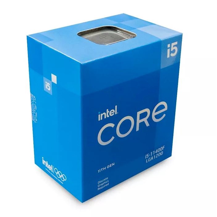 Bộ xử lý CPU Intel Core i5-11400F (2.6GHz turbo up to 4.4Ghz, 6 nhân 12 luồng, 12MB Cache, 65W) - Hàng chính hãng