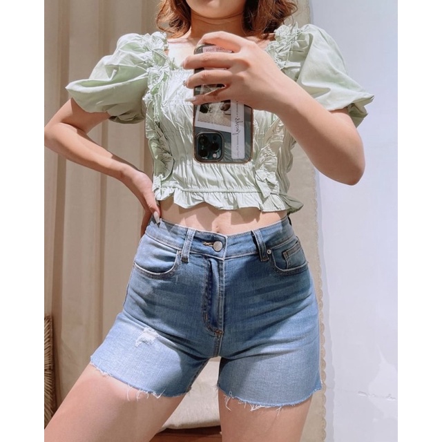Quần Short jean BDG nữ dư xịn