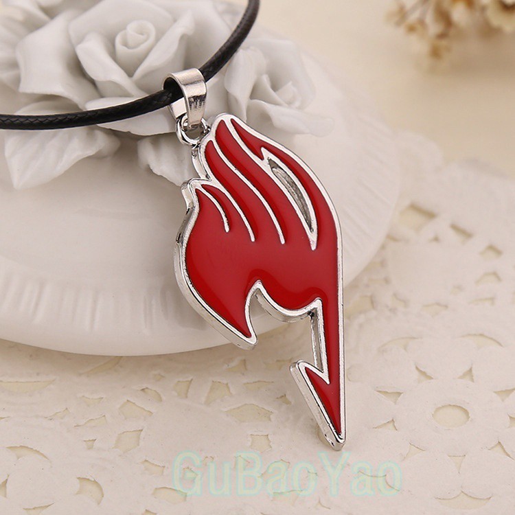 Vòng cổ mặt hợp kim hình biểu tượng anime Fairy Tail gồm 4 màu thời trang tùy chọn