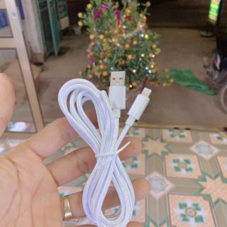 CÁP SẠC DÙ 2M  IPHONE CAO CẤP (BẢO HÀNH 12 THÁNG)