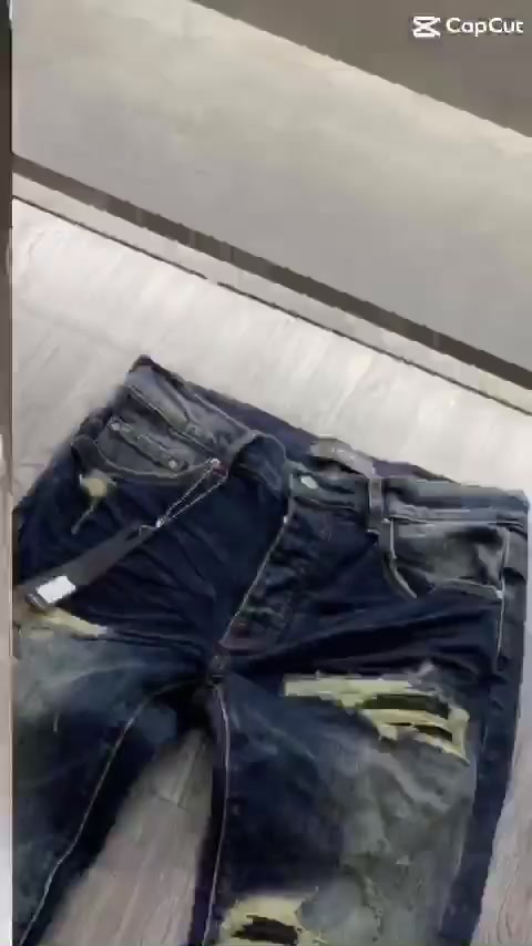 Quần AMIRI Like_Auth Xanh Mài Bạc 4 Khuy Lót Da Nhăn Gối Quần bò nam xanh nhạt vá gối họa tiết Hot Trend | BigBuy360 - bigbuy360.vn