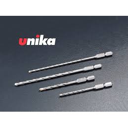 Mũi khoan chuyên vữa, gạch men Unika RJ3.0x90mm, RJ4.0x95mm ...=> RJ9.0x115mm
