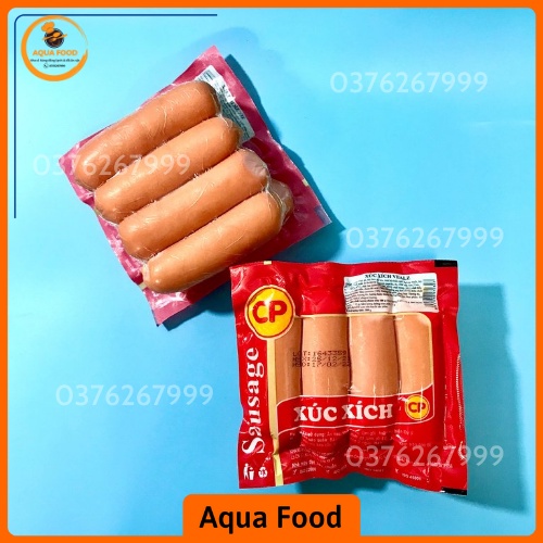 Xúc xích Vealz Sausage C.P 500g, xúc xích CP dùng chiên, nướng, ăn vặt, thả lẩu thơm ngon tiện lợi