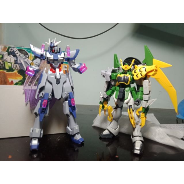 Mô hình lắp ráp HG BF denial gundam và HG BD jiyan altron gundam