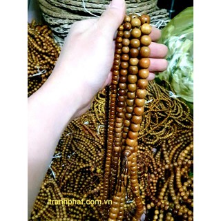 tràng 108 hạt gỗ bách .Xanh 6 li, 8 li, 10 li, 12 li