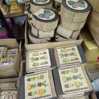 Túi gỗ vintage