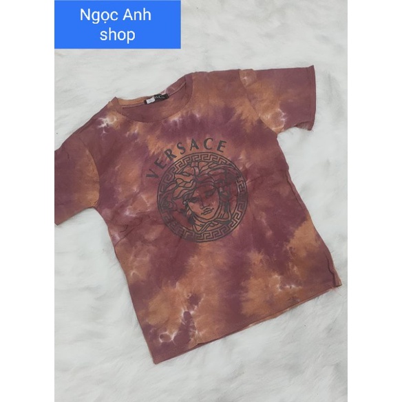 Áo thun màu loang,borip