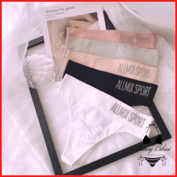 Quần Chíp QUẦN LỌT KHE Thiết Kế Kiểu Dáng Thể Thao Cạp To Năng Động Chất Liệu Cotton P228 Sunny Bikini
