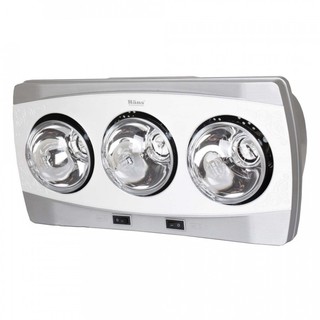 Đèn sưởi nhà tắm 3 bóng hans h3b
