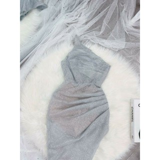đầm maxi chéo lệch vai sexy