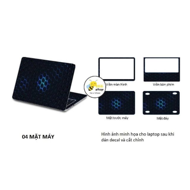 Decal laptop thiết kế theo yêu cầu BEE SHOP