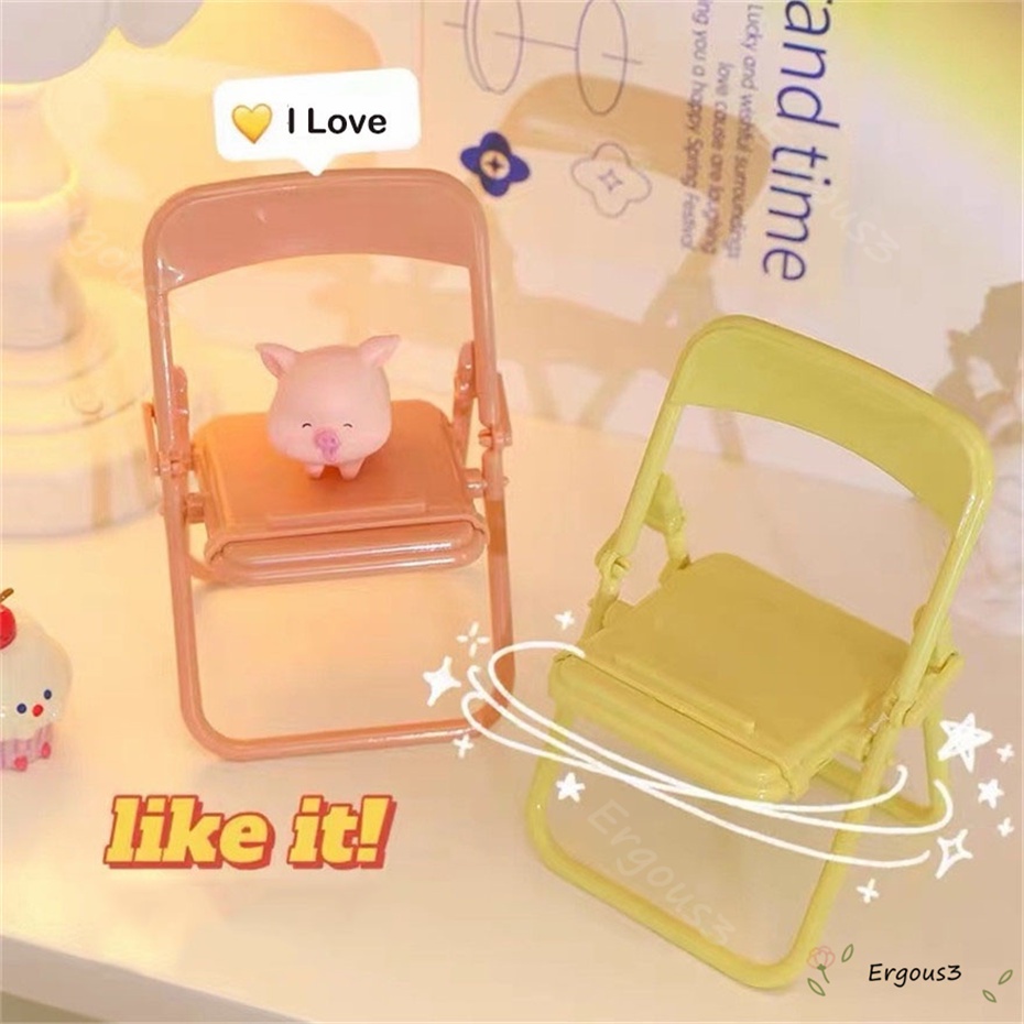 Giá đỡ điện thoại thiết kế hình ghế dễ thương tiện dụng