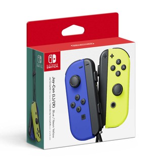 Tay cầm nintendo switch joy con màu blue/ neon yellow