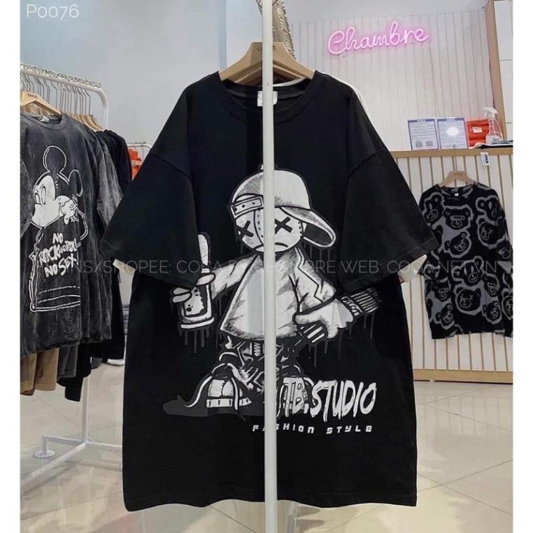 SALE Áo Thun Đôi Bạn Chữ Hàn Form Rộng Tay Lỡ Unisex, Áo Phông Nam Nữ ( Ảnh Thật + Video)