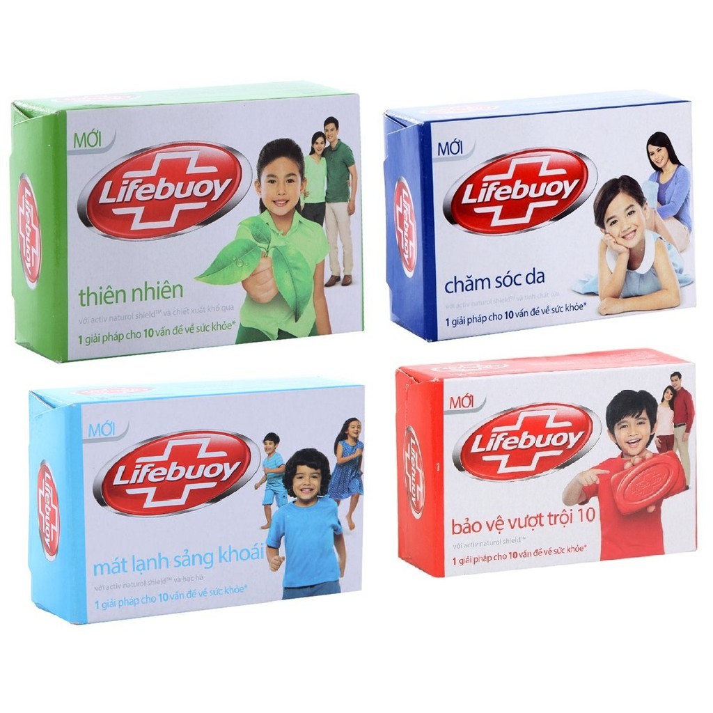COMBO 2 BÁNH Xà Bông Lifebuoy Rửa Tay Hộp 90g