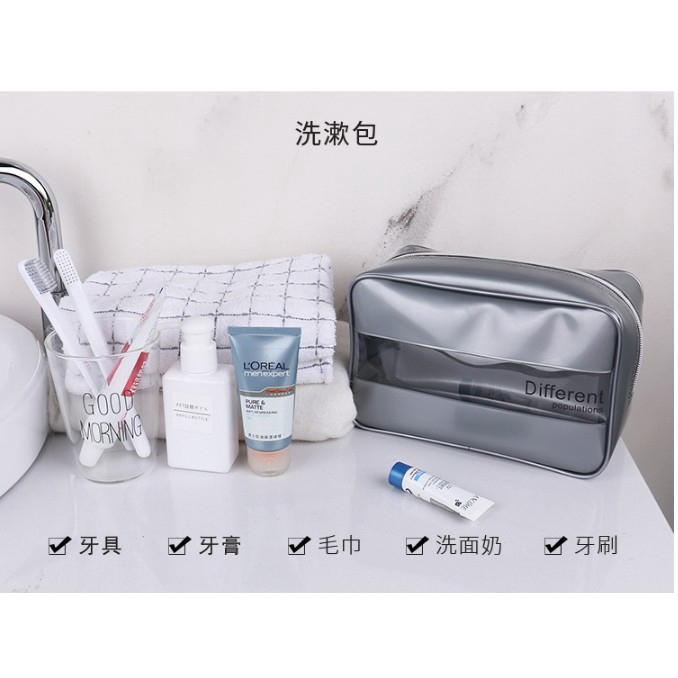 Túi đựng đồ bằng PVC trong suốt sức chứa lớn tiện lợi cho du lịch