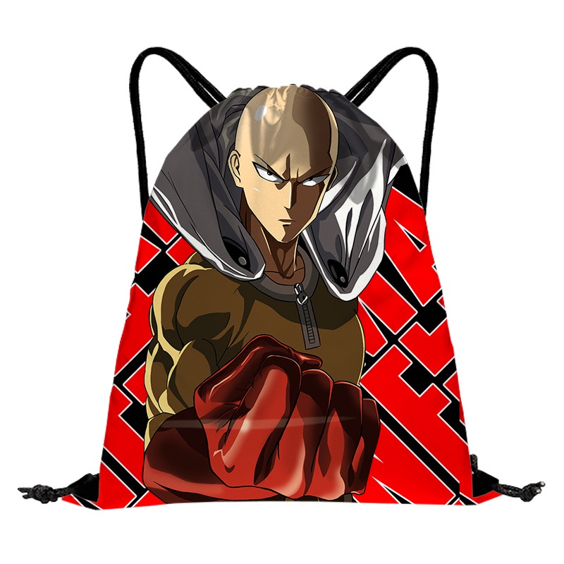 Anime Haikyu!! Balo Dây Rút Vải Canvas Họa Tiết Hoạt Hình Độc Đáo