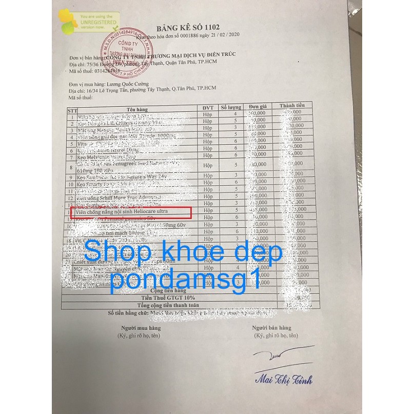 Viên Chống Nắng Toàn Thân Heliocare Ultra