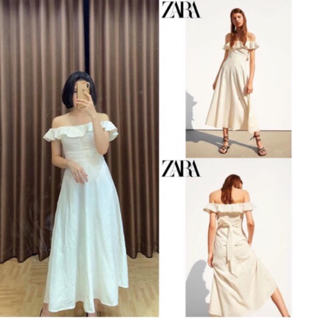 #zara VÁY DÂY KẺ