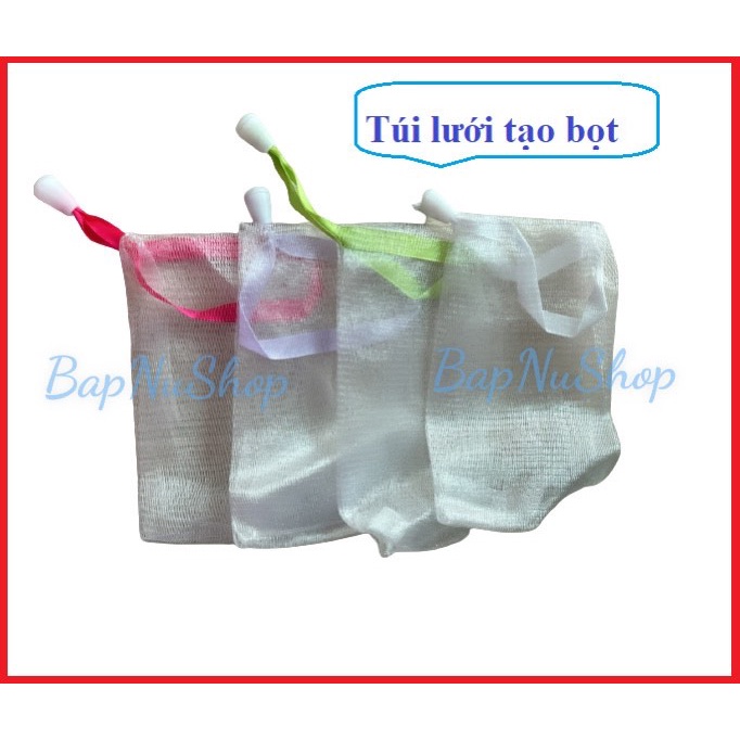 Túi Lưới Đựng Xà Phòng Tạo Bọt
