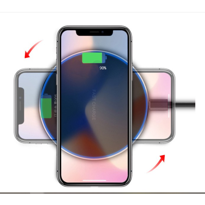 Bộ đế sạc điện thoại không dây đa năng FAST CHARGE