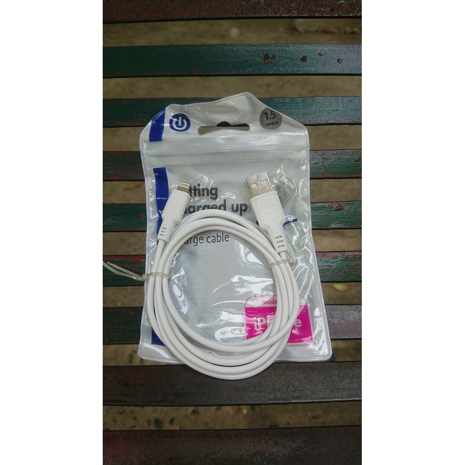 DÂY CABLE SẠC LINGHTNING SIGNALEX DÀI 1M BỌC DÙ