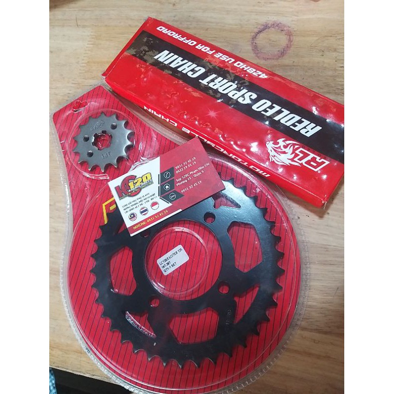 Nhông sên dĩa REDLEO các xe