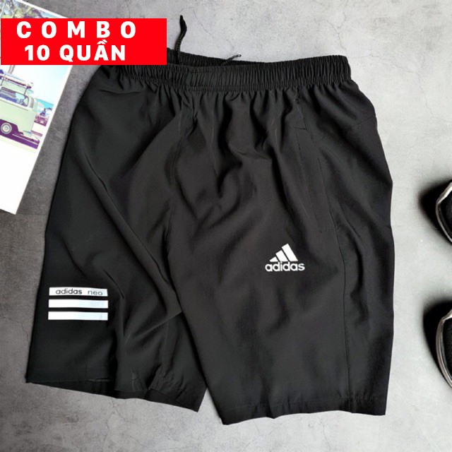 combo 10 quần đùi thể thao adidas - mã 3V