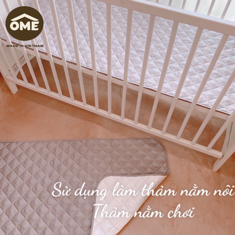 Lót chống thấm, Lót thay bỉm Ome 100% cotton organic siêu thấm hút an toàn [ babyboo]