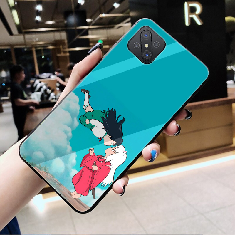 2021 Boutique Phone Case Redmi Note 8 8T 9 Xiao Mi 8 9 F1 A1 5X A2 6X Pro Max Glass case Anime flying to you