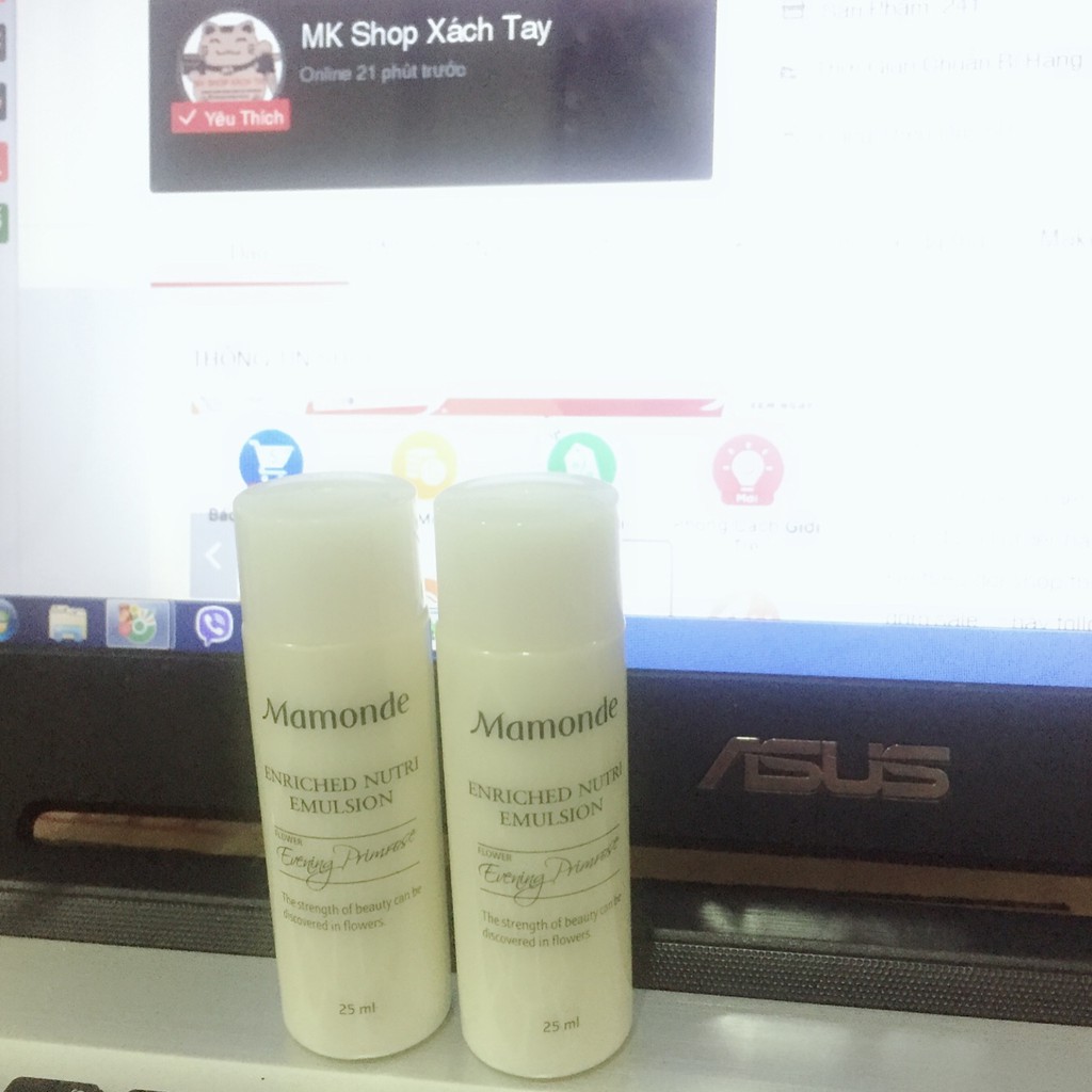 Mẫu thử và mini Hãng Mamonde HÀN QUỐC