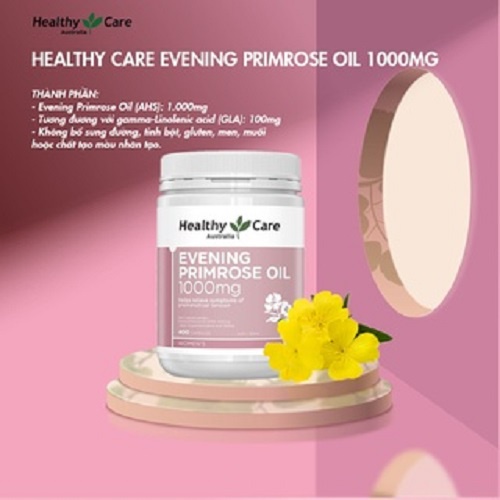 Combo chống lão hóa, điều hòa nội tiết - Viên Nhau thai cừu Sheep Placenta và Viên tinh dầu hoa anh thảo Healthy Care