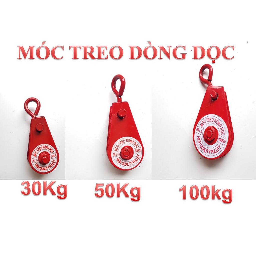 [ DÒNG DỌC KÉO] MÓC TREO DÒNG DỌC - MITUHOME - KÉO TAY KÉO CÁP KÉO DÂY - CÁC LOẠI 30kg, 50kg, 100kg