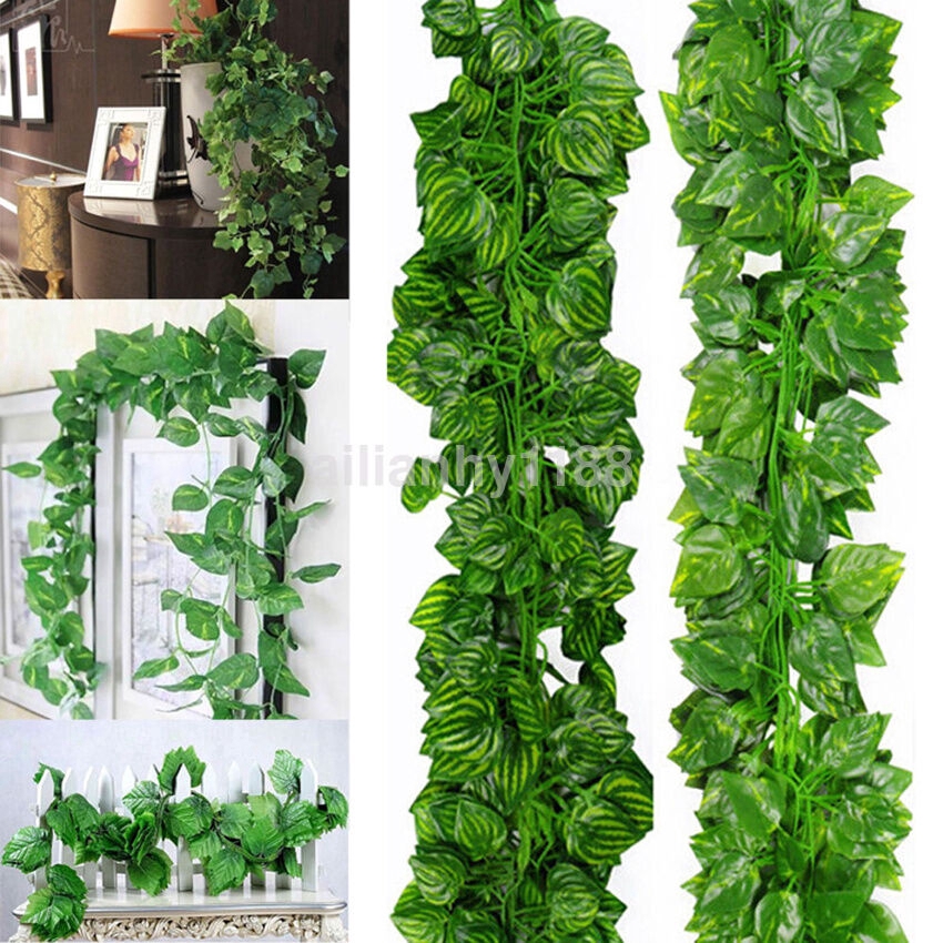 Dây lá thường xuân giả trang trí nhà cửa 200cm