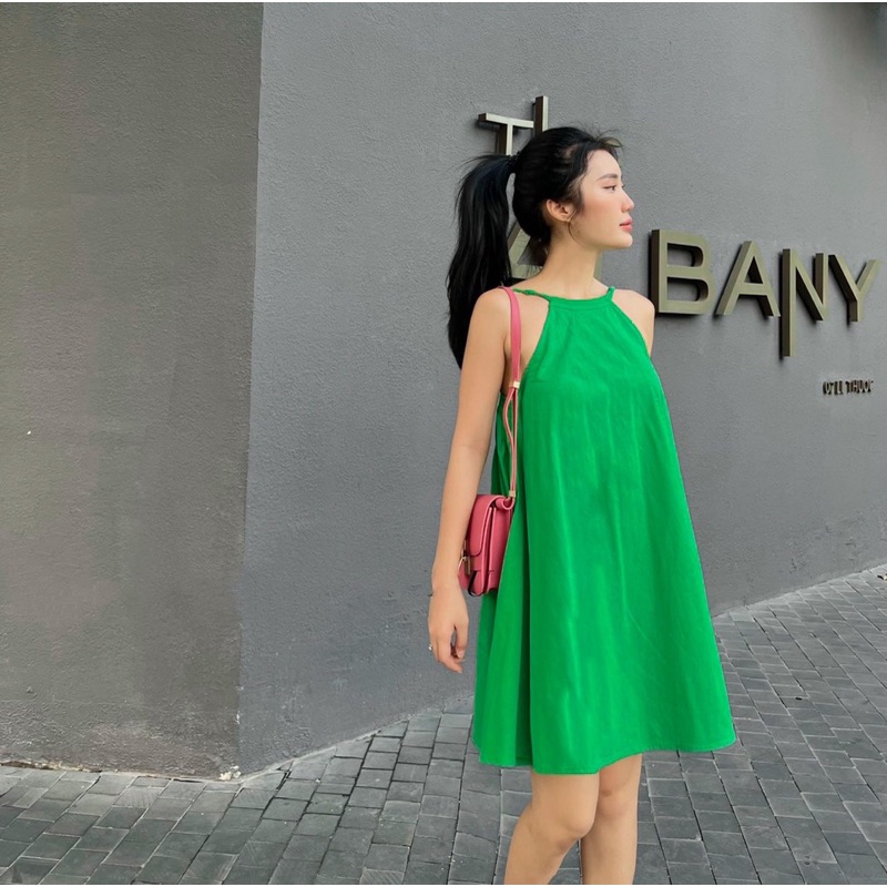 💕ĐẦM SUÔNG CỔ YẾM QUAY TẾT 4 MÀU TRẺ TRUNG KT💕GIMI