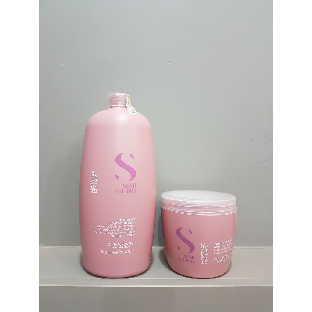 DẦU GỘI HOẶC KEM XẢ KHÔ ALFAPARF DÀNH CHO TÓC KHÔ XƠ MOISTURE 1000ML