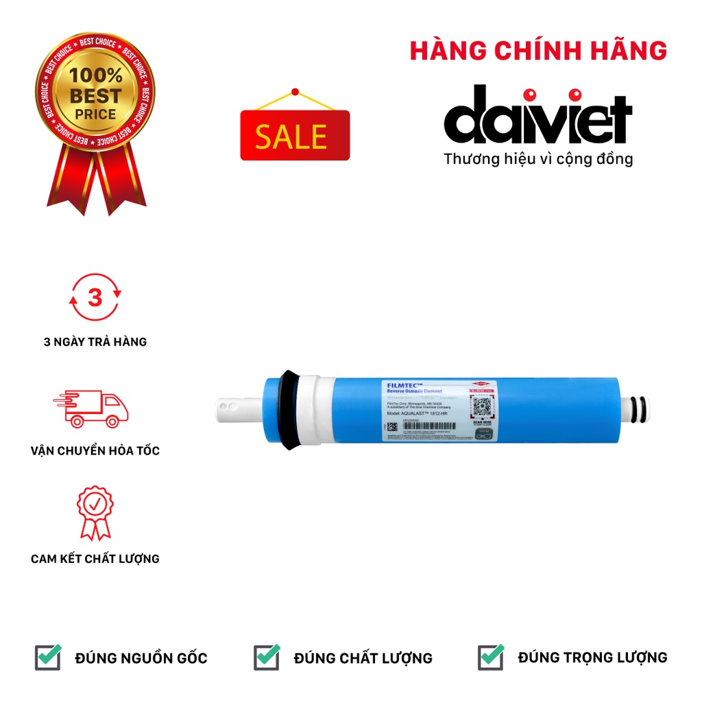 Màng Lọc Nước RO số 4 DOW Filmtec USA Chính hãng